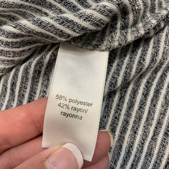 $5 add on item, MAURICES Long sleeve striped shirt sz M - Picture 11 of 12